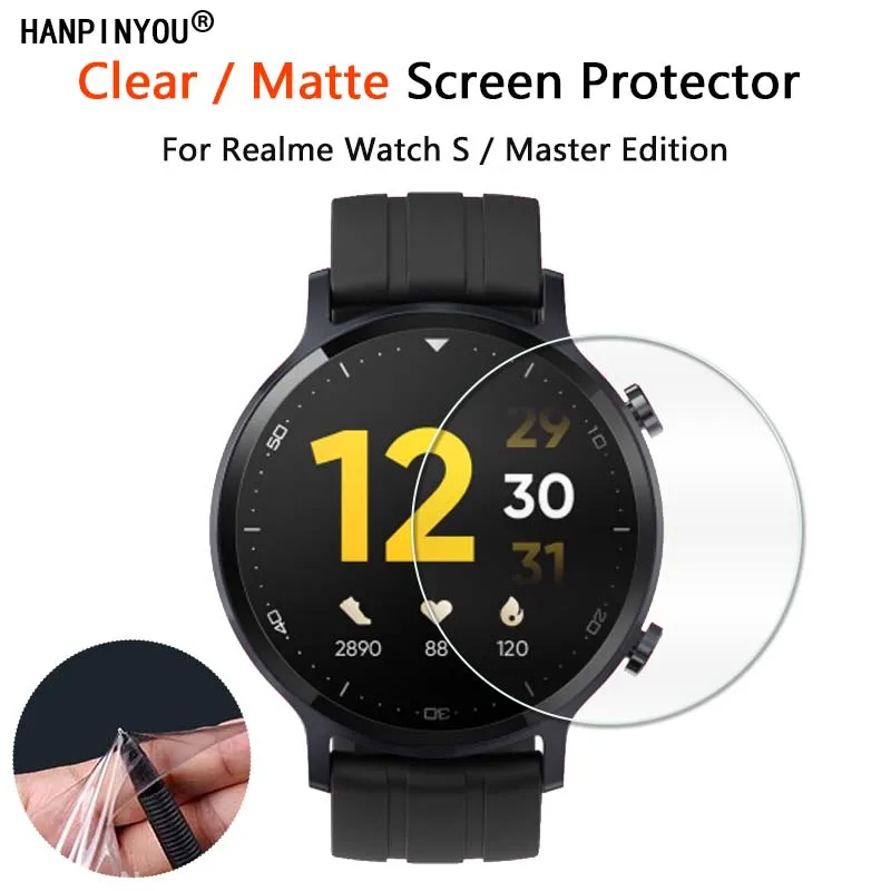 10 шт. для умных часов Realme Watch S / Pro Master Edition прозрачная глянцевая/матовая защита