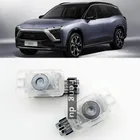 2 шт. для NIO ES6 ES8 EC6 HD, не выцветающий светодиодный проектор для дверсветильник автомобиля, привидение, светильник свет, приветственный свет, атмосферсветильник