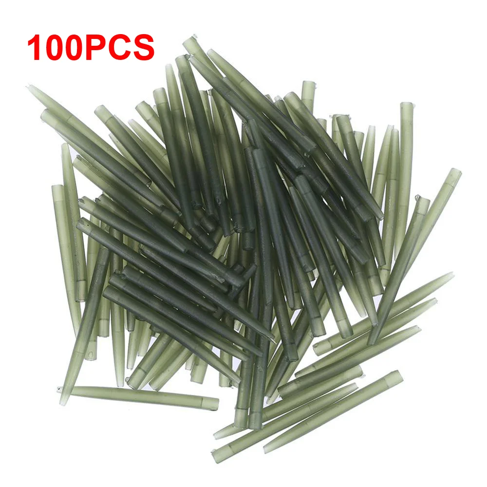 

Carp Fishing Anti Tangle Sleeves Connect 20/100 PCS Terminal Carp Fishing Hook Rubber Tip Tube Fishing Hooks Carp Fishing Tackle