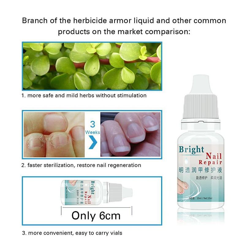 Средство для лечения Ногтей от грибка Firstsun 10 мл отбеливание ногтей удаление на