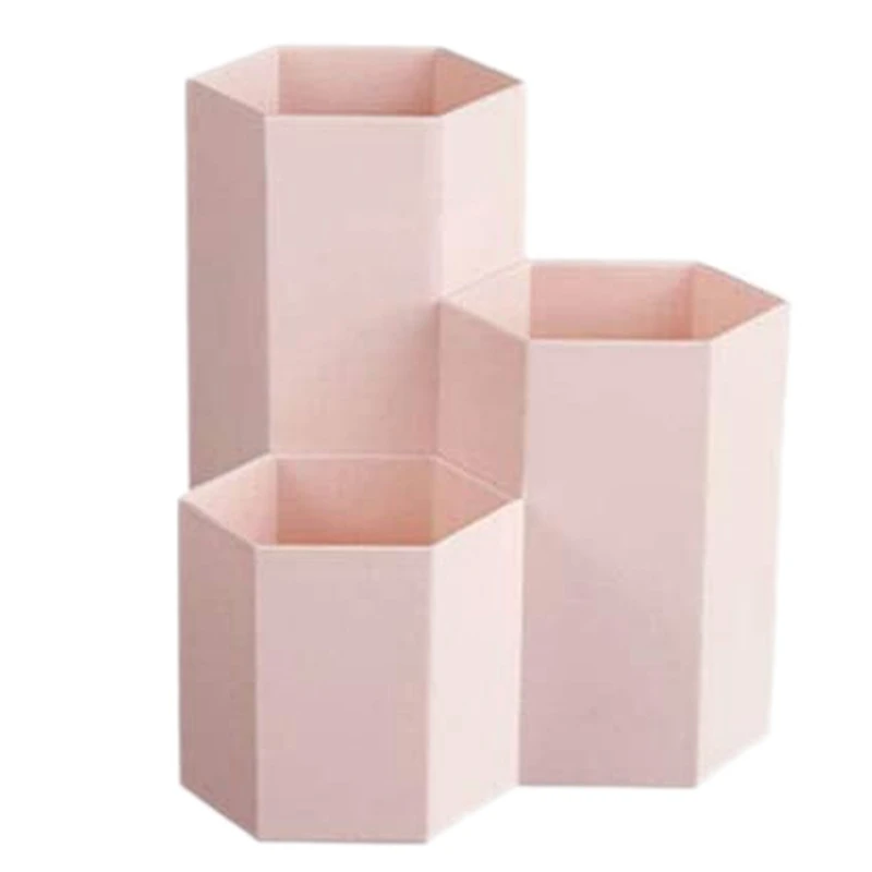 

Школьные принадлежности, чехол, креативный шестигранный держатель для ручек, канцелярские принадлежности, косметика, фотобокс