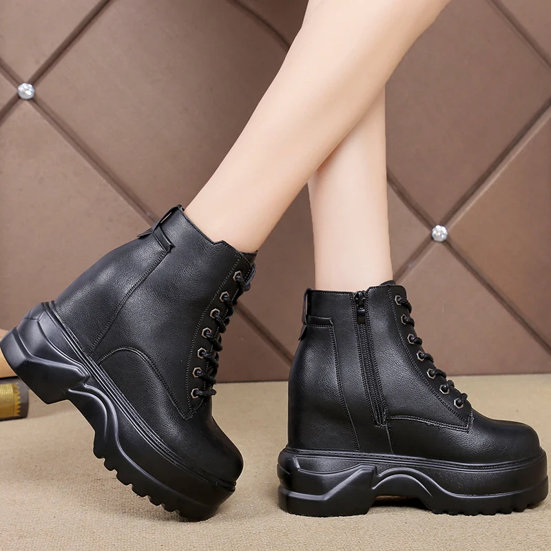 Новинка 2020 года Женские ботинки на платформе Водонепроницаемые кроссовки