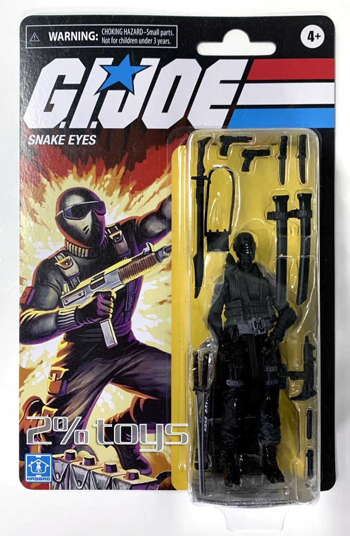 

Hasbro Special Forces Gijoe Retro Hanging Card Cobra Commander Duke Jay Lady Snake Eye Model Figures Toy Gift Collection Hobby