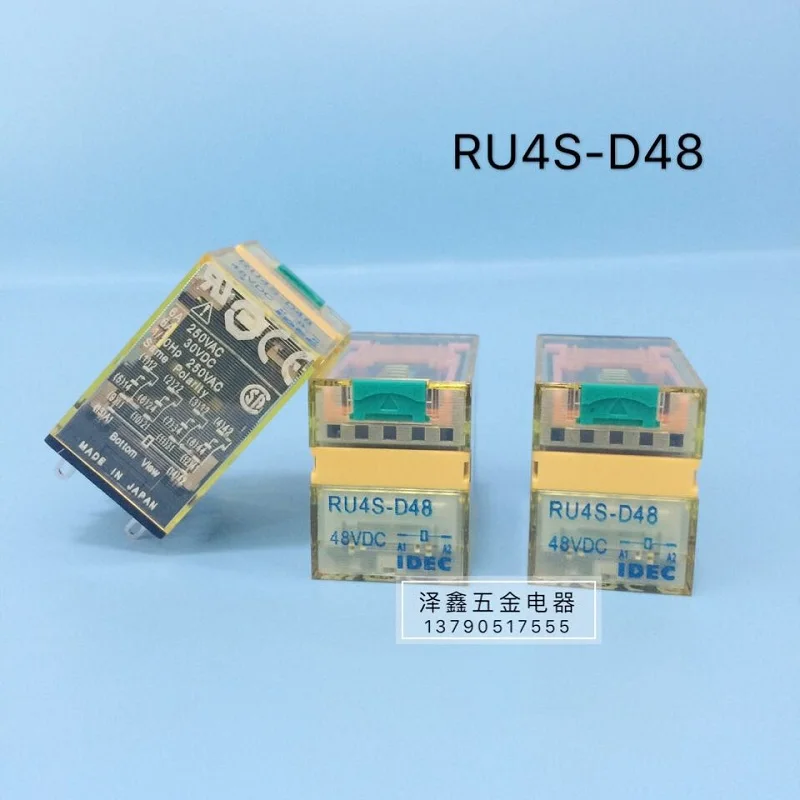 

Японское реле Izumi RU4S-D48 маленькое промежуточное реле 14-pin общее реле