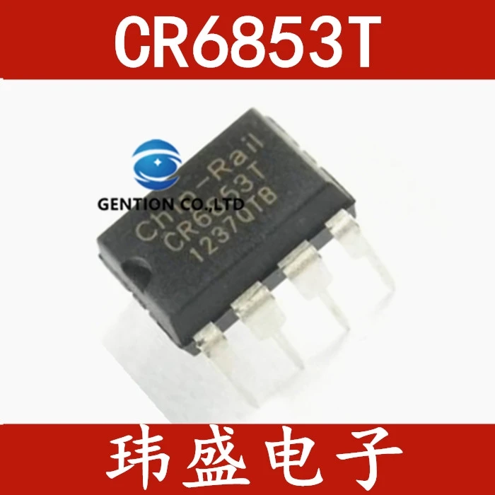 

20PCS CR6853T CR6853 an off-line switching power supply chip DIP-8 in stock 100% new and original