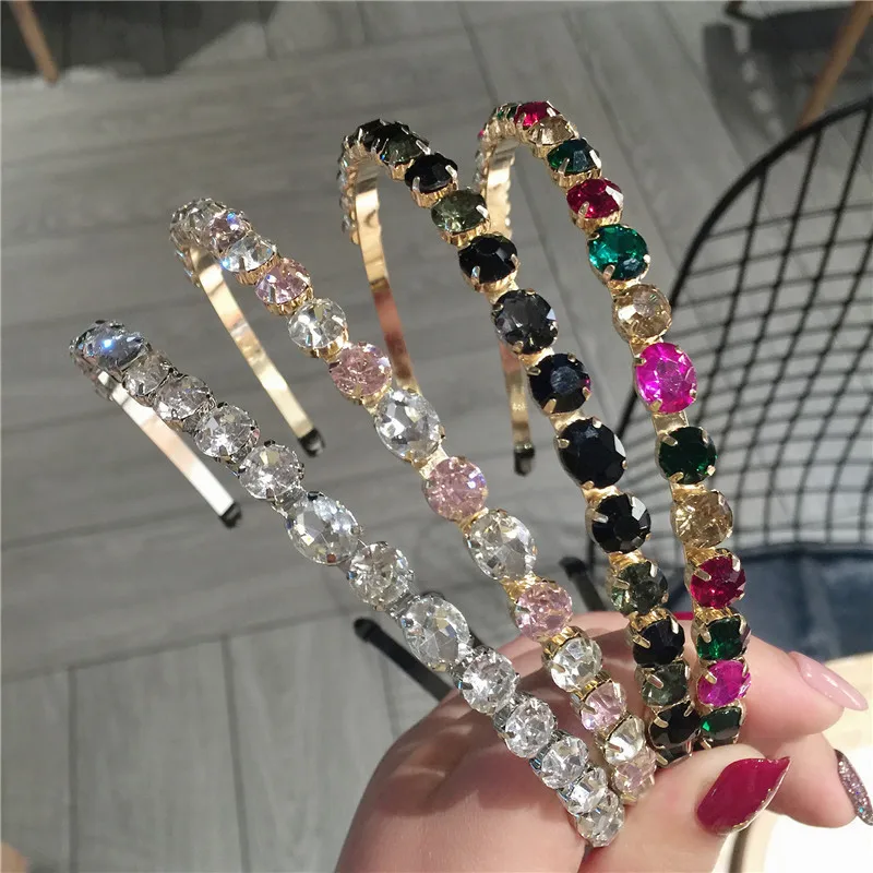 XIYANIKE корейские женские аксессуары для волос фиолетовые и синие Кристальные