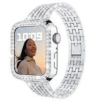 casedress bracelet for apple watch band 40mm 41mm 38mm 45mm 44mm 42mm 38mm metal belt watchband iwatch serie 3 4 5 6 se 7 strap