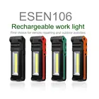 USB Перезаряжаемые рабочий светильник Кемпинг светодиодная вспышка светильник Водонепроницаемый фонарь встроенный Батарея COB светодиодный Фонари Linternas с магнитомкрюк