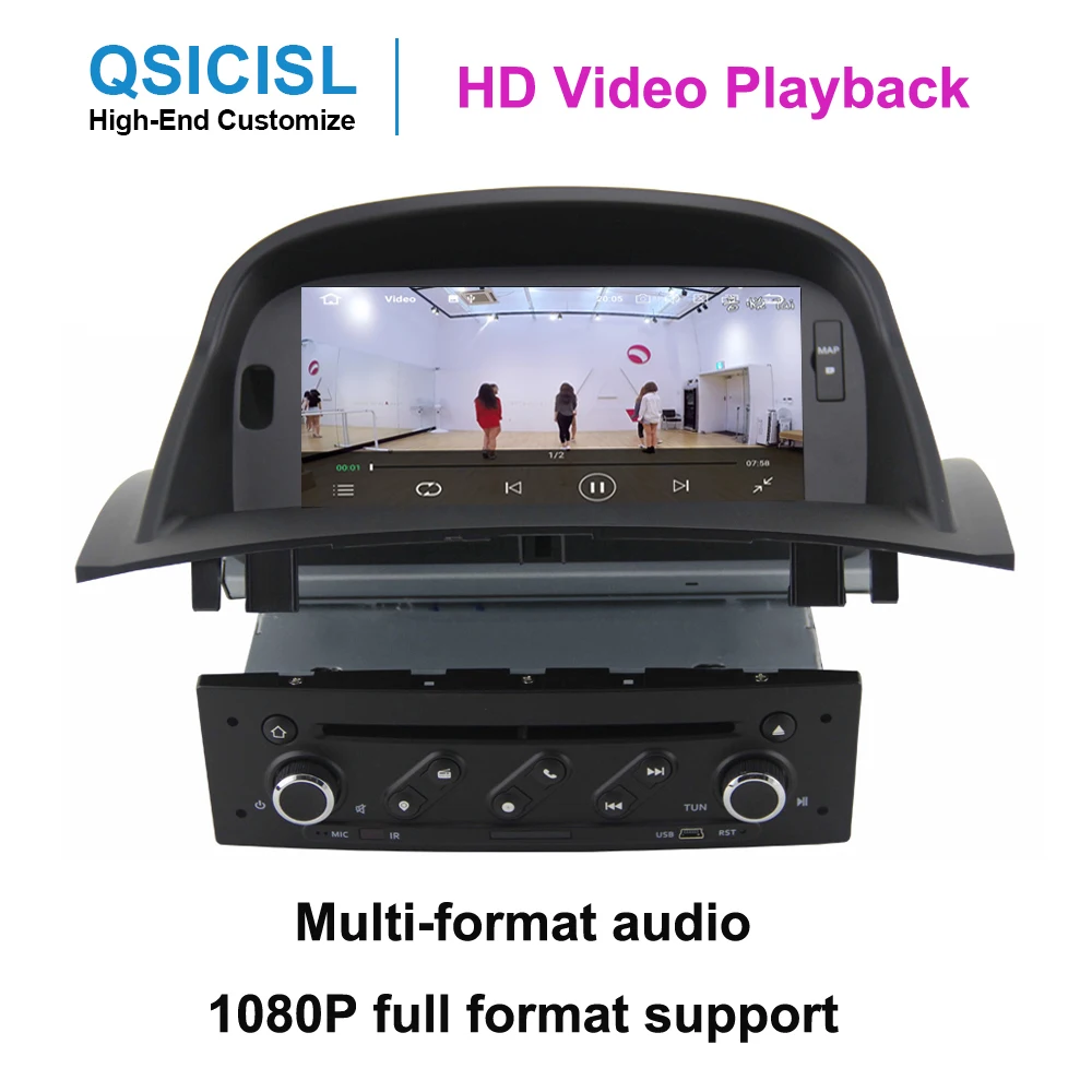 Андройд 9,0 Магнитола Андройд для рено меган 2 2002-2008 автомагнитола dvd gps плеер для Renault Megane 2 Fluence магнитола рено меган 2 головное устройство 1din рено флюенс Штатная Магнитола 2 din андроид с навигацией