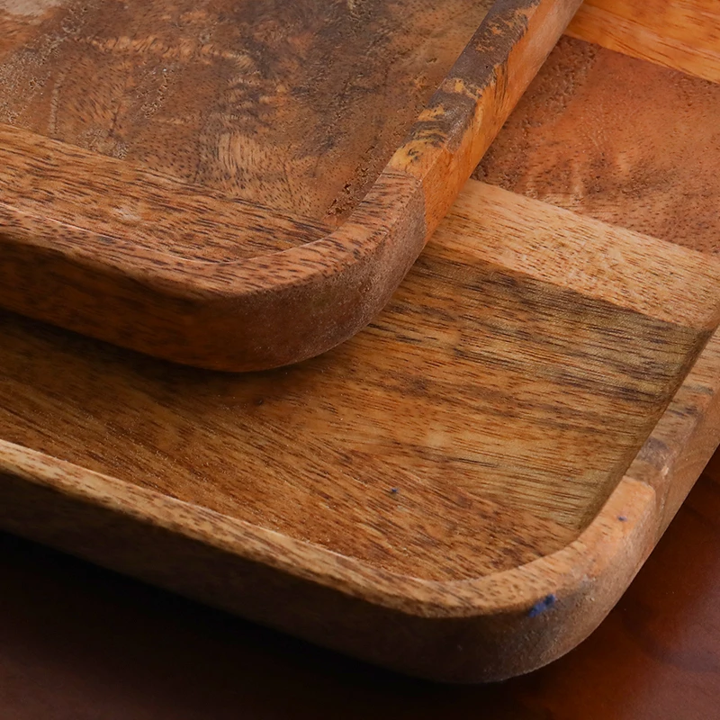 Манго Деревянный Поднос домашний нордический чайный столик поднос большой