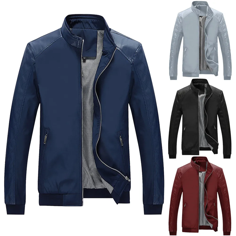 Новинка 2019 повседневные мужские куртки модные осенне зимние с карманами и
