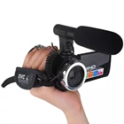 Видеокамера HD видеокамера ночного видения 3-дюймовый сенсорный ЖК-экран 18x цифровая камера с зумом и микрофоном r25
