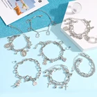 Браслеты ZOVOLI Многослойные женские, винтажные ювелирные украшения из сплава в стиле панкхип-хоп с резным портретом монетыцепочки в богемном стиле с подвеской-крестом