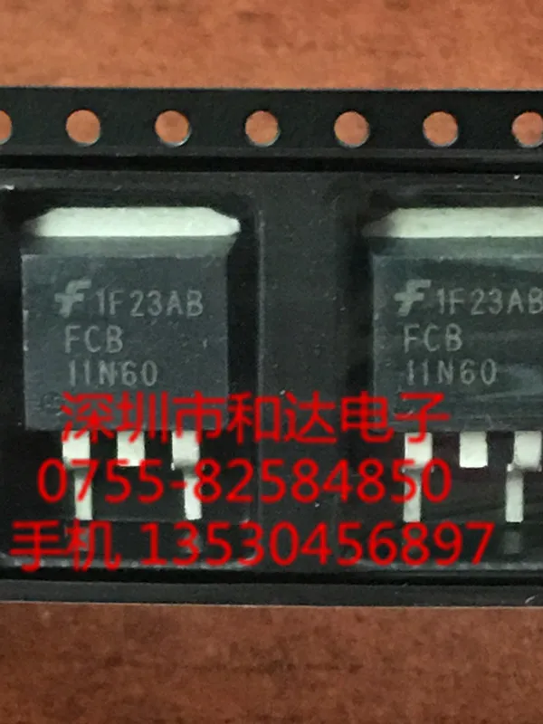 

5 шт. FCB11N60 TO-263 600V 11A