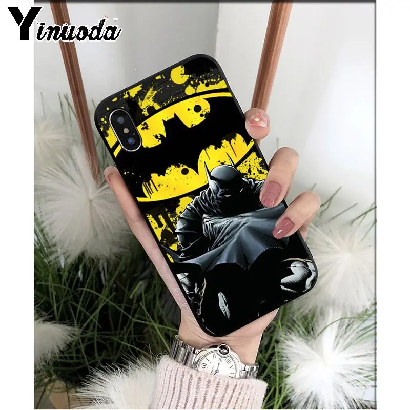 A3 Yinuoda Batman Joker Comic TPU Soft Silicone Phone Case Cover for iPhone 8 7 6 6S Plus 5 5S SE XR X XS MAX Coque Shell - Цвет: A3