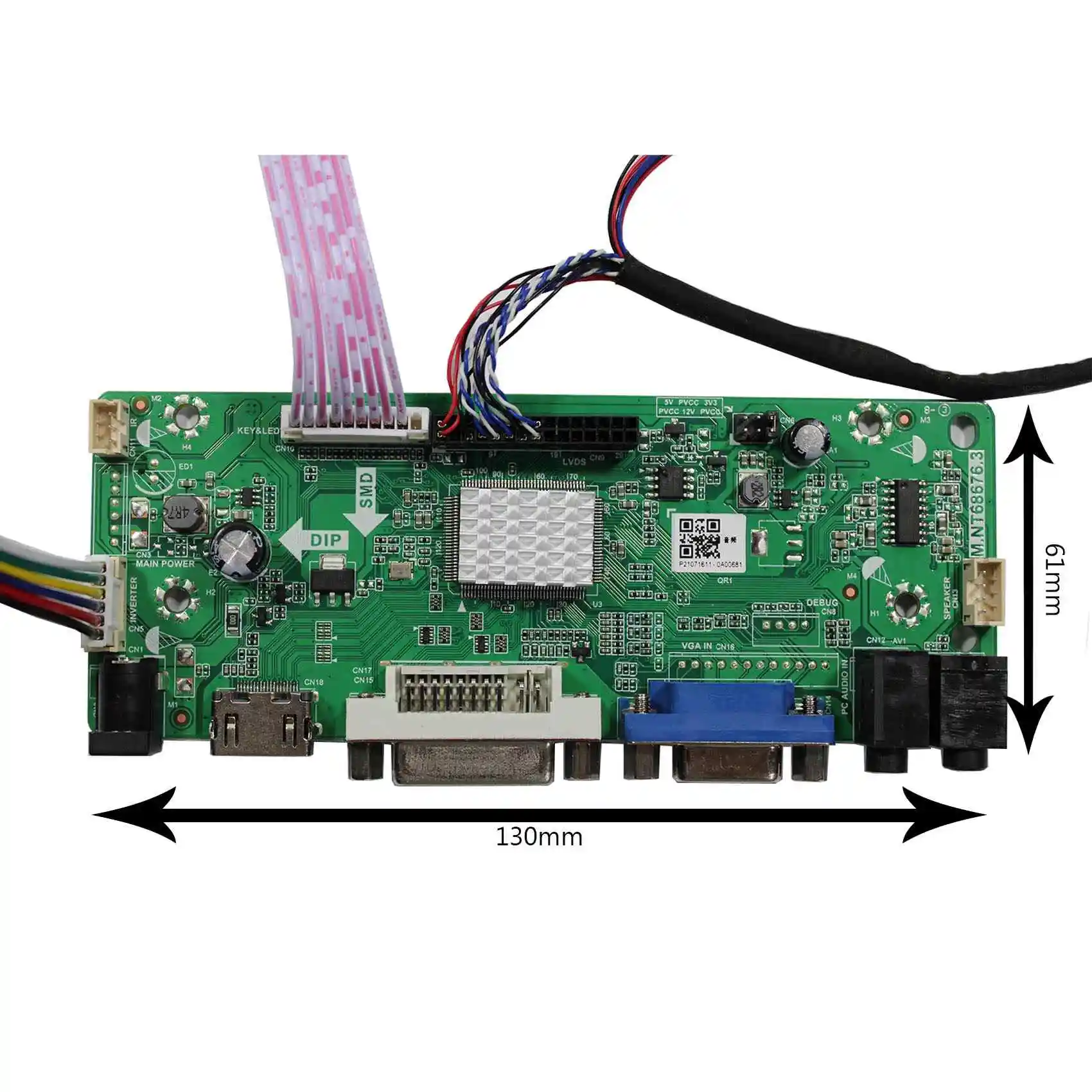 13.3inch 1280x800 B133EW07 V2 LP133W2-TLAA LP133WX3-TLA1 B133WE04 V0 V4 LTN133AT09 N133IGE LCD HD-MI DVI VGA AUDIO Board | Электроника