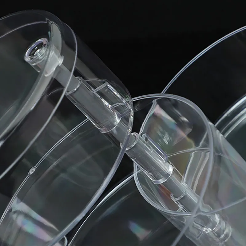 

Jewelry Box Girl Heart Desktop Cosmetic Storage Box Transparent Multilayer Rotating Jewelry Box Earrings Ring Storage