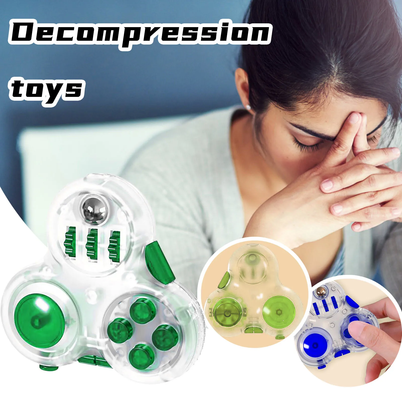 Непоседа куб игрушки Pop Up антистресс прозрачный просвечивающийся чехол геймпад