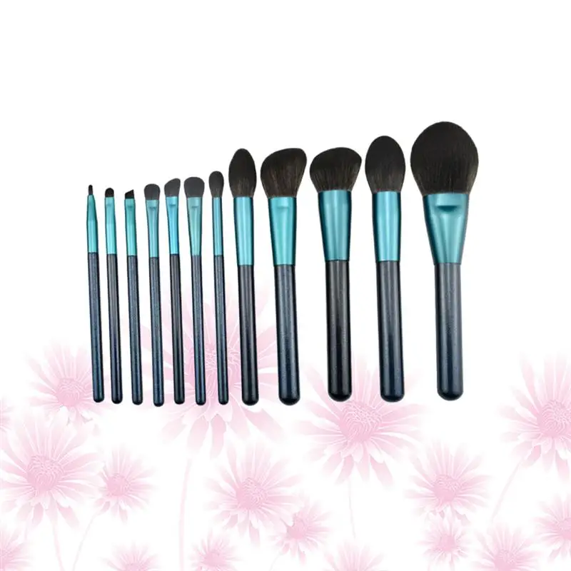 12Pcs Makeup Brushes Long Handle Brushes Foundation Soft Bristle Brushes for Salon Girls Make Up Brush Cosmetics Beauty Tools