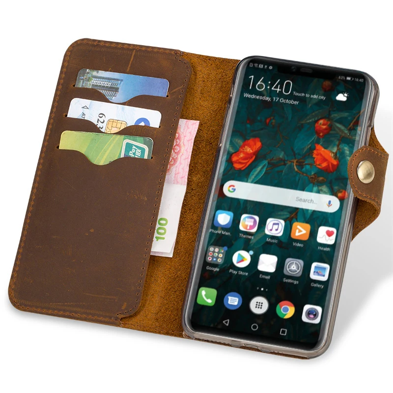 Для Homtom HT50 HT7 Pro HT16 HT30 HT37 HT70 чехол из воловьей кожи кошелек Crazy Horse для телефона с