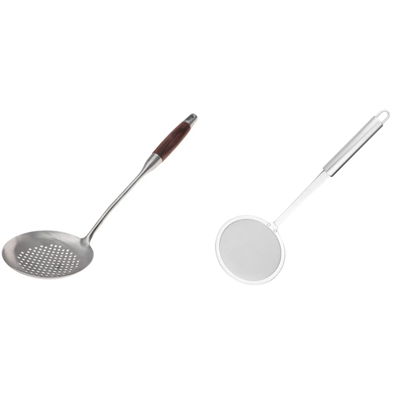 

Skimmer Spoon, Swify Stainless Steel Fine Mesh Food Strainer & Skimmer Slotted Spoon,304 Stainless Steel Slotted Spoon
