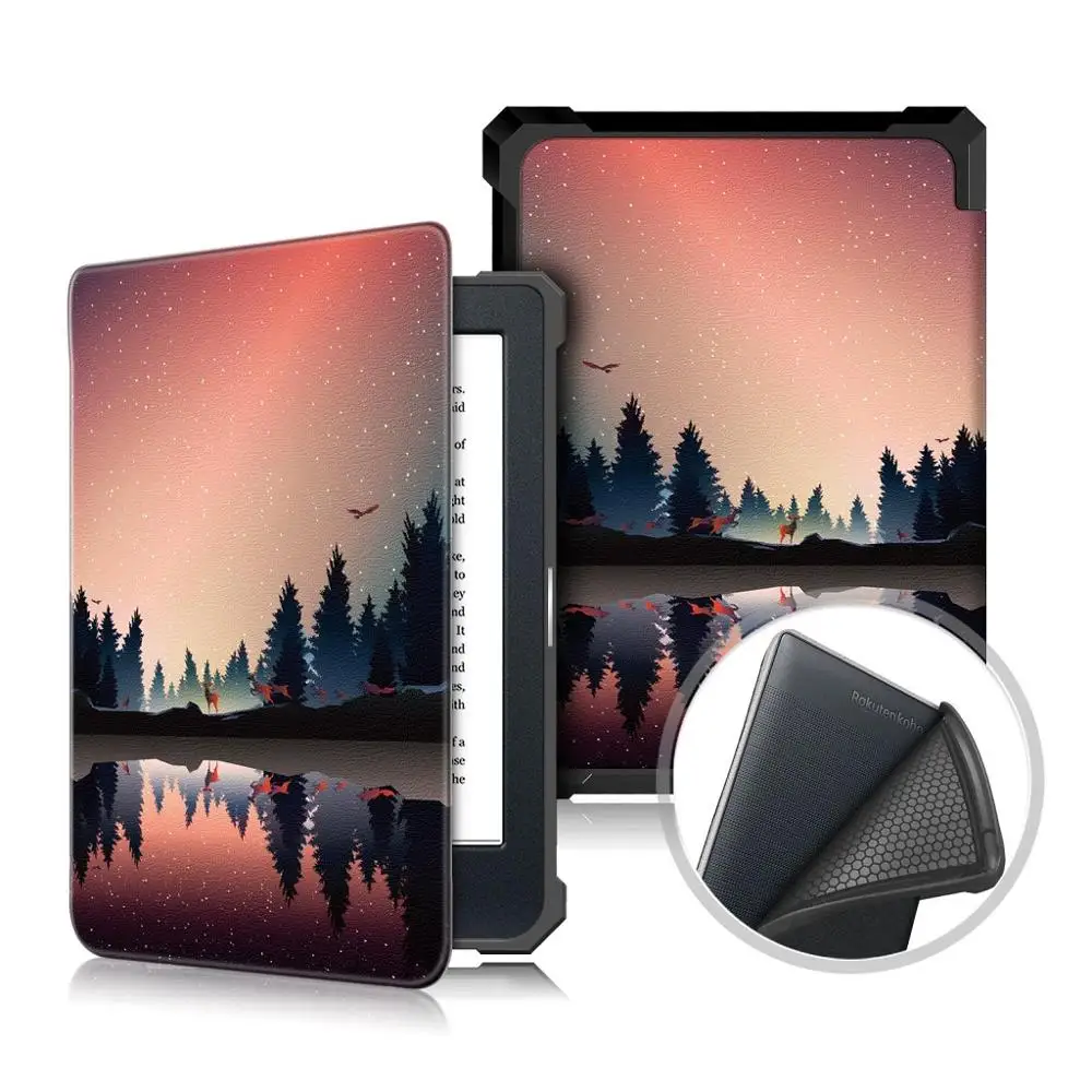 

Чехол для электронной книги Kobo Nia N306 2020, защитный чехол, умная подставка для электронной книги Kobo Nia N306 2020, чехол с принтом