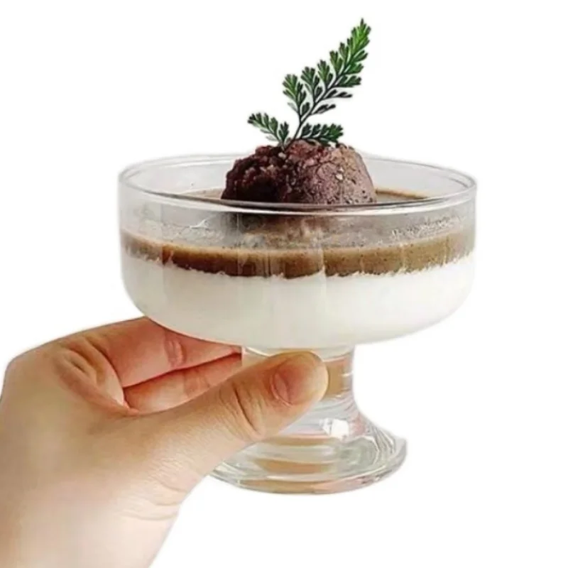 

2 шт./компл. креативная десертная миска с короткими ногами 200-300 мл в стиле Ins, десертный Пудинг, мороженое, коктейль, молочный коктейль, крутая ...