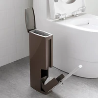 bathroom trash can rubbish storage baskets toilet brush trash can garbage recycling removable cubo basura cleaning tools eb5tc