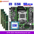 Материнская плата HUANANZHI X79 ZD3 с Xeon E5 2640 4x4 ГБ = 16 Гб 1333 МГц 10600R DDR3 память ECC REG