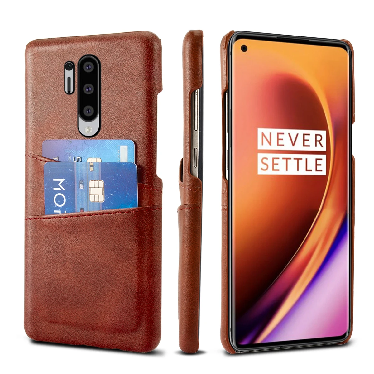 Для OnePlus 8 Pro чехол с отделением для карт кожаный чехол-кошелек противоударный Oneplus