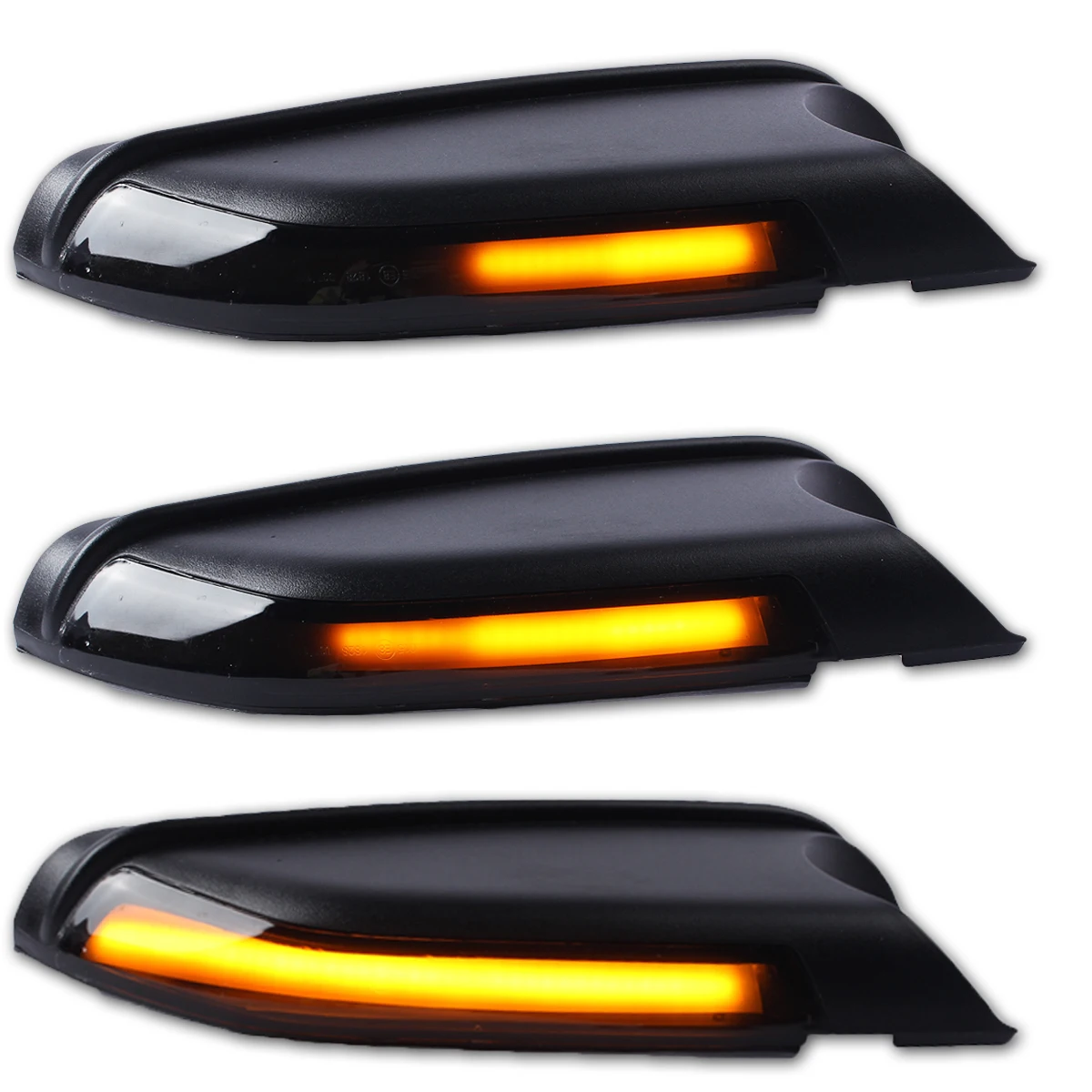 Left & Right Led Side Wing Mirrors Dynamic Turn Signal Light Indicator Lamp For VW Polo mk4 9N3 FL Vento Skoda Octavia L