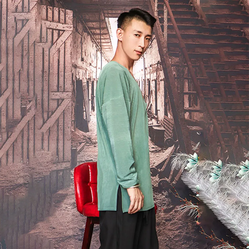 Новинка 2021 дизайнерские мужские топы для латиноамериканских танцев W823 с