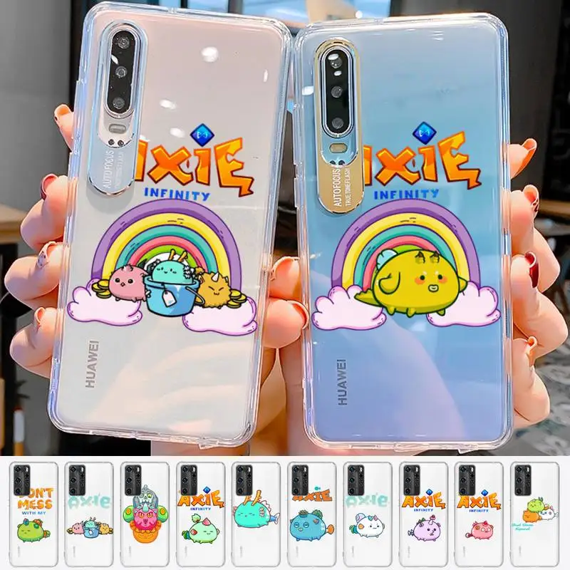 

YNDFCNB Axie Infinity Phone Case For Huawei P 20 30 40 pro lite Psmart2019 Honor 8 10 20 Y5 6 2019 Nova3E