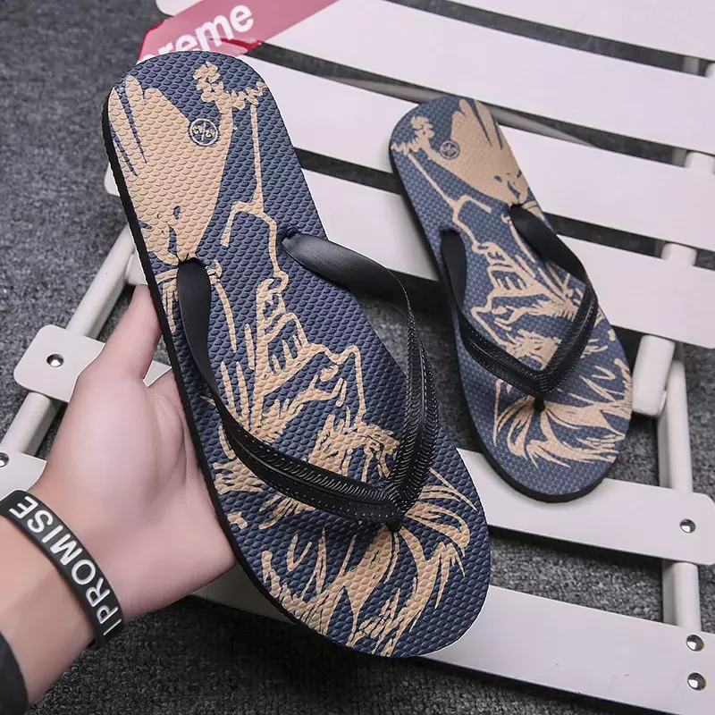 Шлепанцы женские однотонные с цветами пляжные сандалии пляжная обувь для отдыха