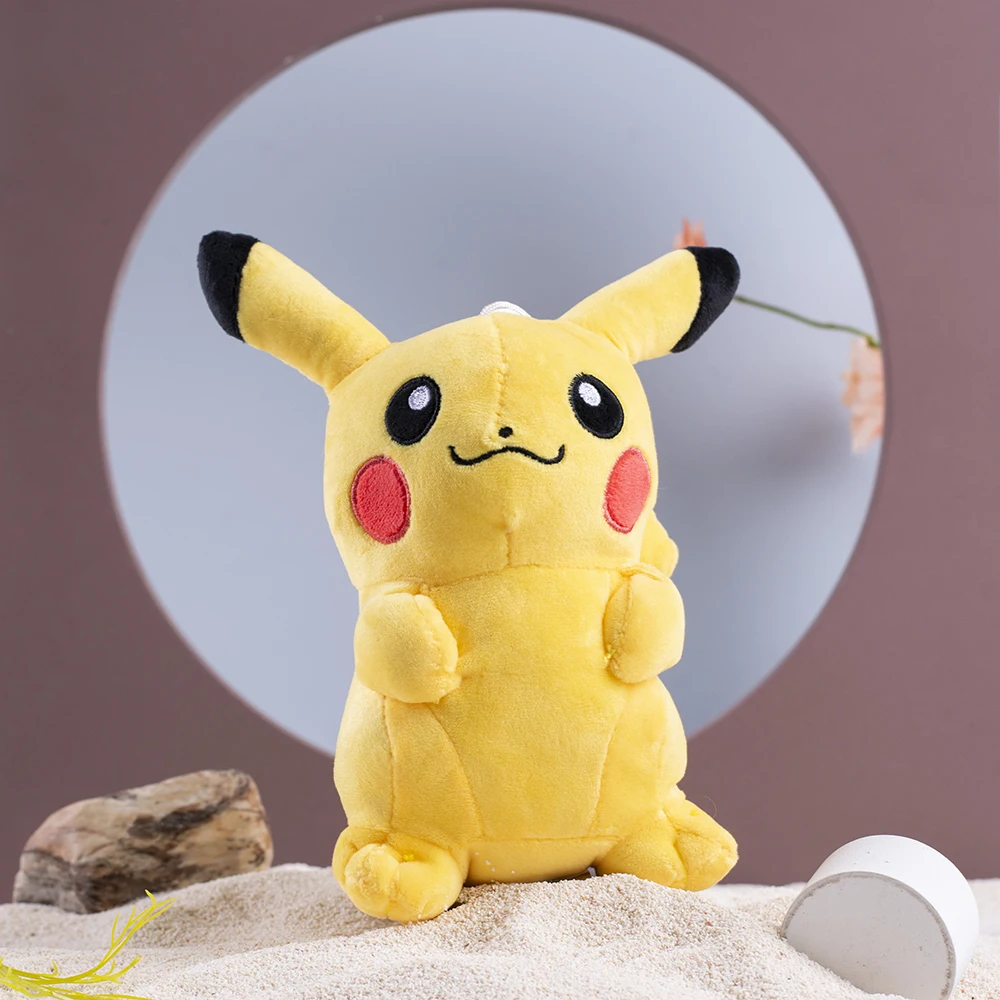 

Cute Kawaii 20cm Animation Surrounding Plush Doll Pikachu Meow Pulsu Yi Gift Children Hobby Collection Christmas Gifts