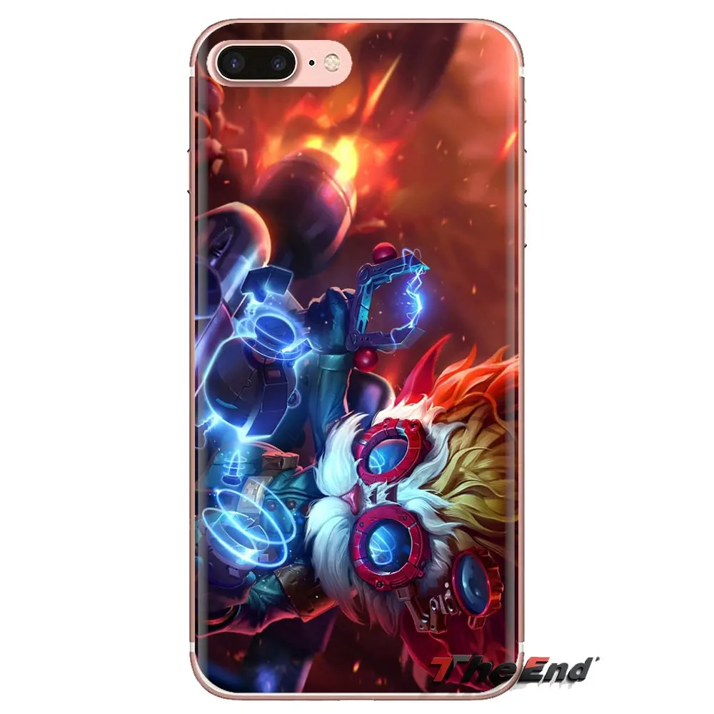 League Of Legends Олаф для huawei G7 G8 P7 P8 P9 Lite Honor 4C 5X 5C 6X Коврики 7 8 9 Y3 Y5 Y6 II 2 Pro 2017 прозрачный