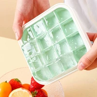 16 cells ice cube trays molds easy release square shape silicone ice cube maker form for ice candy cake pudding chocolate molds