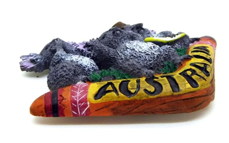 3D Австралийский деревянный магнит на холодильник украшение для дома сувенирная