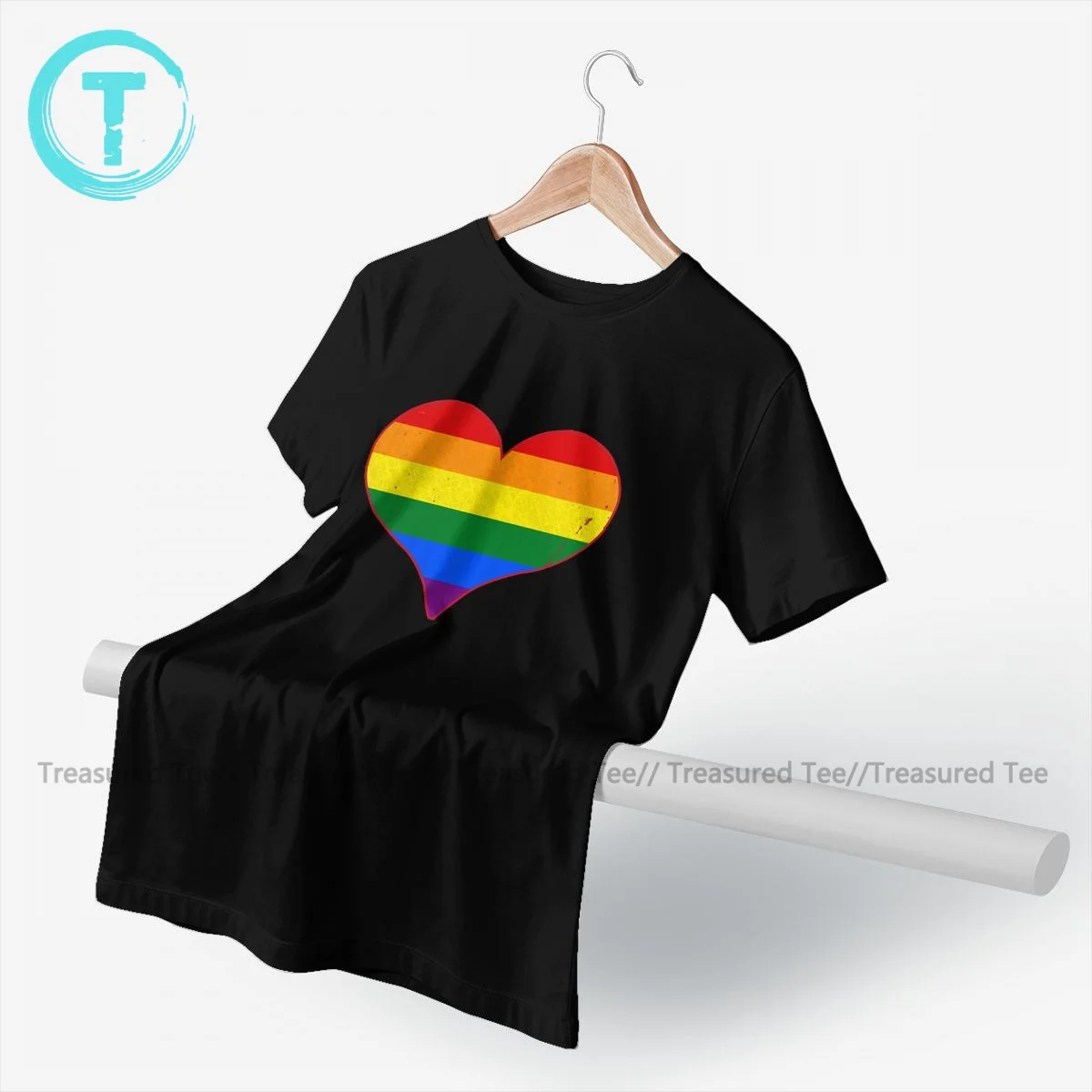 

Gay Pride T-Shirt Basic Funny 100 Percent Cotton T Shirt Printed Short Sleeves Tee Shirt Man Oversize