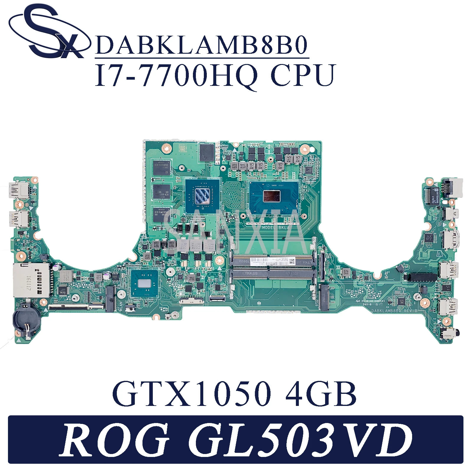 Материнская плата KEFU dabklambda 8b0 для ноутбука ASUS ROG GL503VD оригинальная материнская