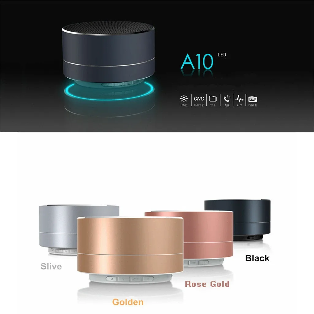 Портативный мини Bluetooth-динамик компьютерная аудиокарта стерео-музыка объемный