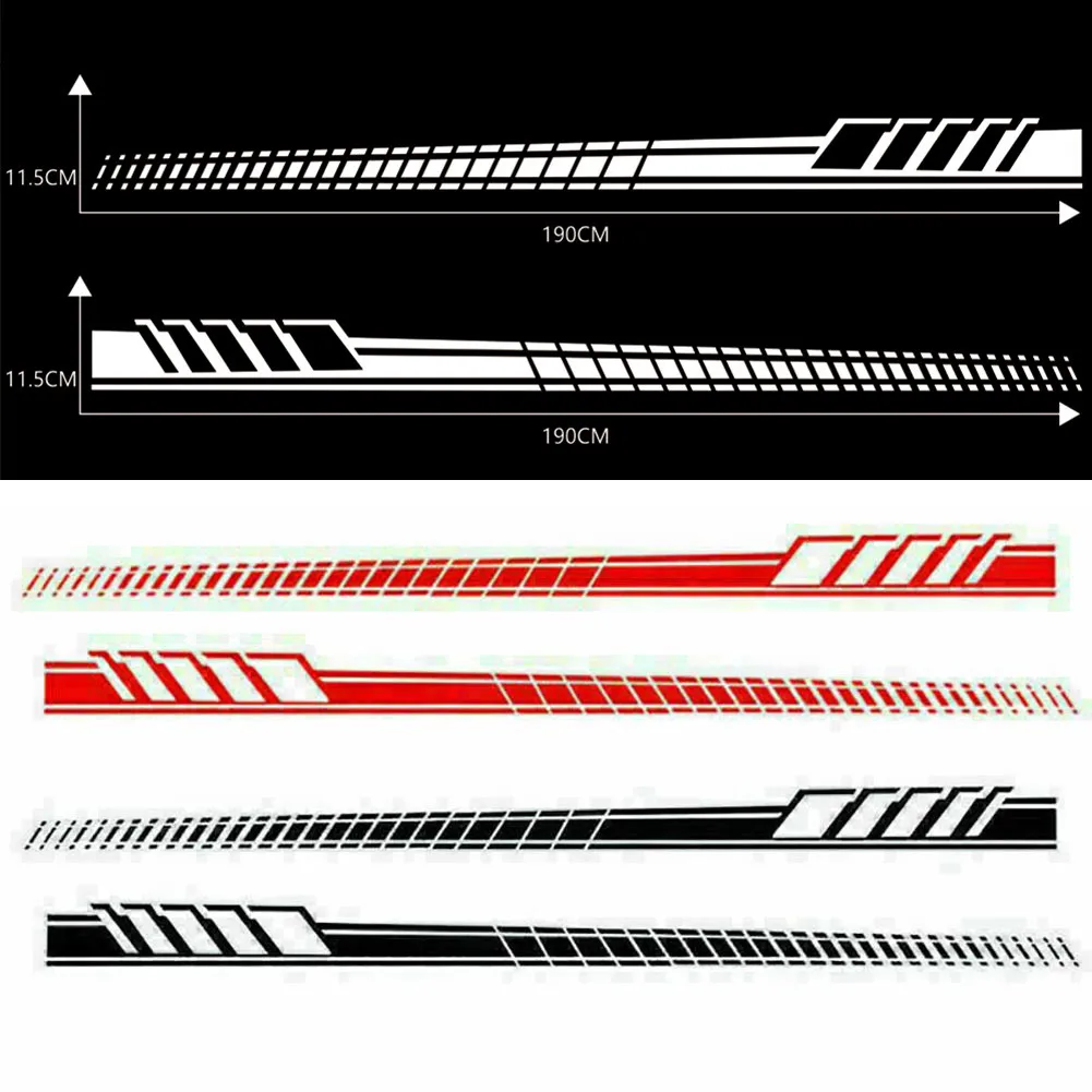 

Graphics Car Sticker Racing Stripe Trim Vinyl Waterproof 11.5cm 190cm Body