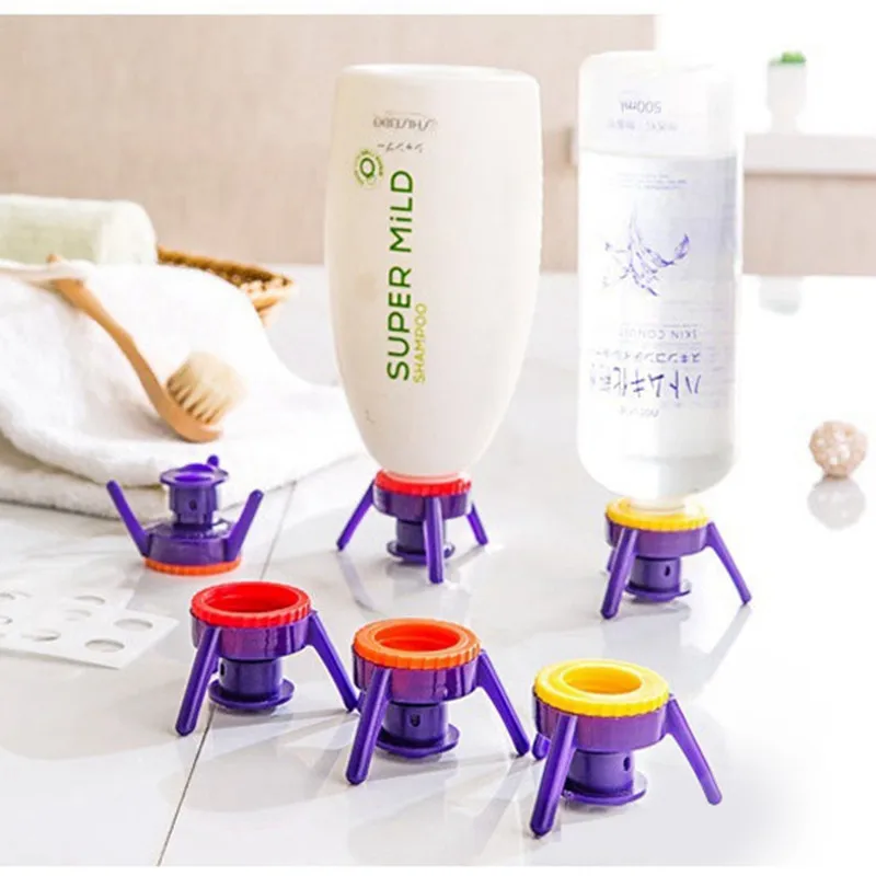 

Inverted Bottle Cap Multi-function Stand Shower Gel Ketchup Separator Leak-proof Lid Kitchen Seasoning Extrusion Bottle Cap