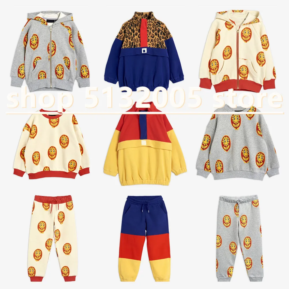 

2020 AW New Product MR Sunflower Print Sweatshirt and Sweatpants Set Kids Fashion
