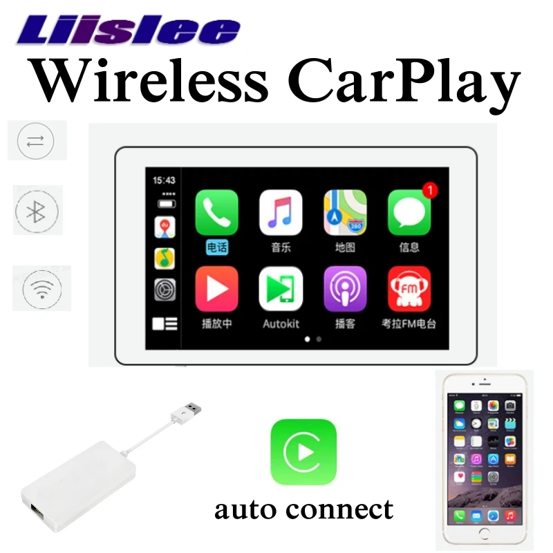 Liislee беспроводной адаптер CarPlay приставка автоматическое подключение сенсорный