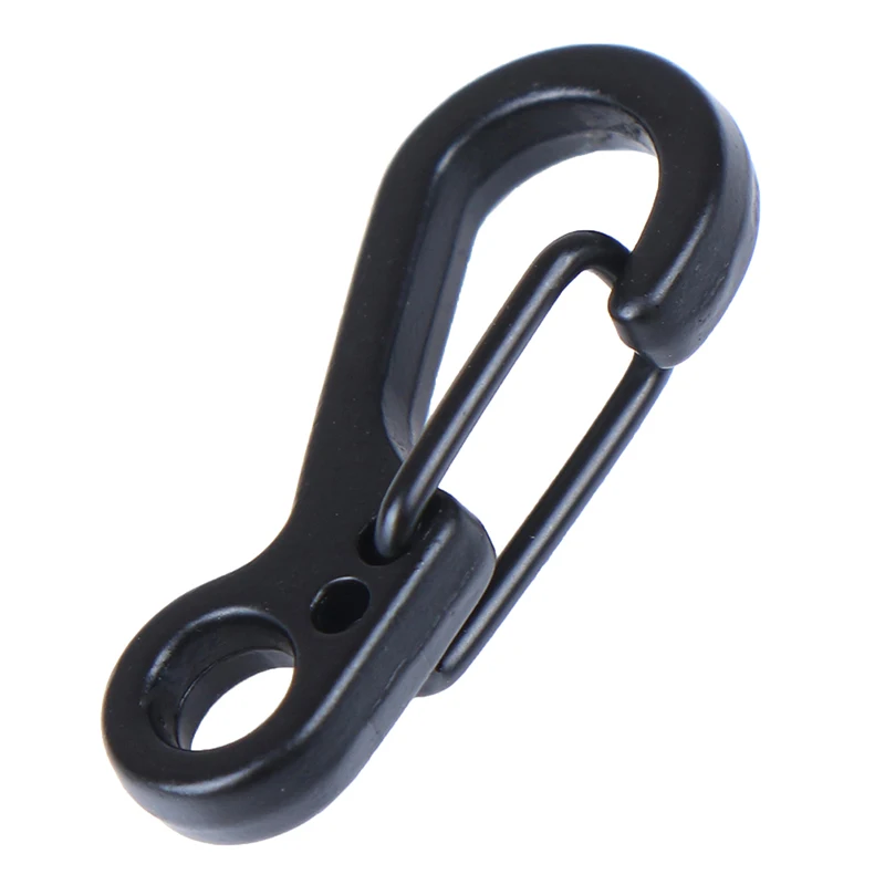 

New Product 10 Pieces Mini Spring Backpack Buckle Climbing Carabiner Equipment Survival Buckle Hook Key Chain Buckle