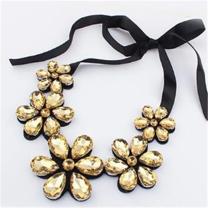 Модные летние ювелирные изделия ADOLPH элегантное ожерелье чокер с цветком из