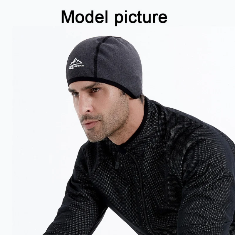 

Bike Helmet Liner Skull Cap Beanie With Ear Covers Ultimate Thermal Retention And Performance Moisture Wicking for Cycling Runni