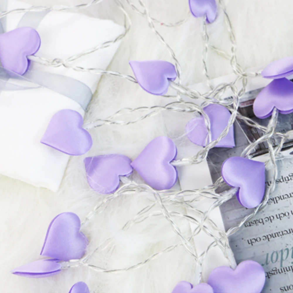 Светящиеся гирлянды с сердечками 3 м светодиодный гирлянда сказочные огни на