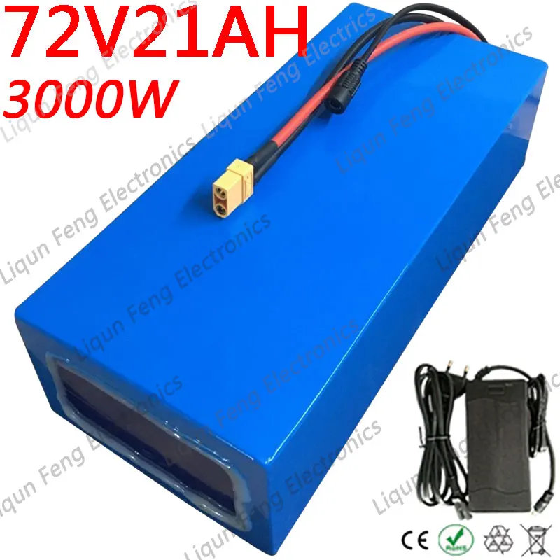 Аккумулятор для электровелосипеда высокой мощности 500 Вт 1000 2000 48 в 52 60 72 15 Ач 18 20